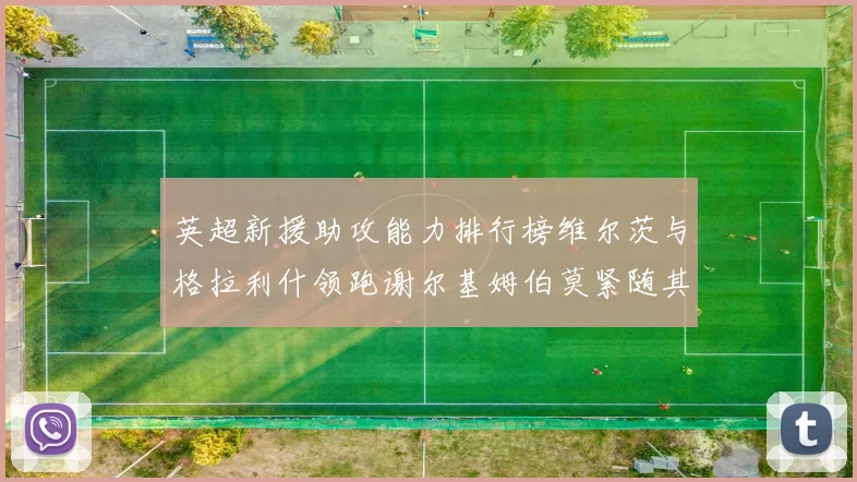 英超新援助攻能力排行榜维尔茨与格拉利什领跑谢尔基姆伯莫紧随其后